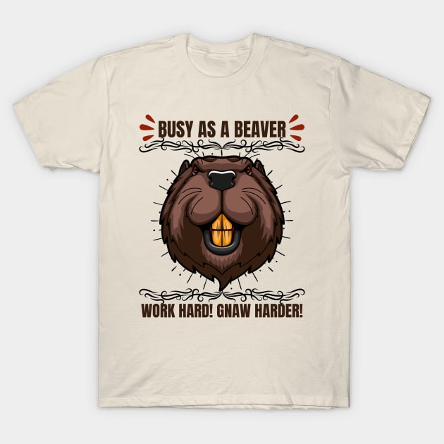 Beaver T-Shirt by Pearsville